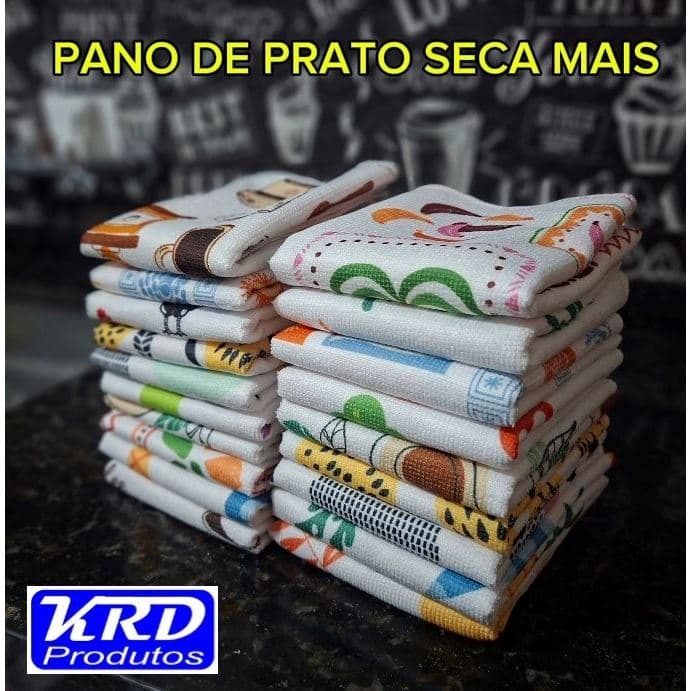 Kit Pano De Prato Premium Microfibra SECA MAIS