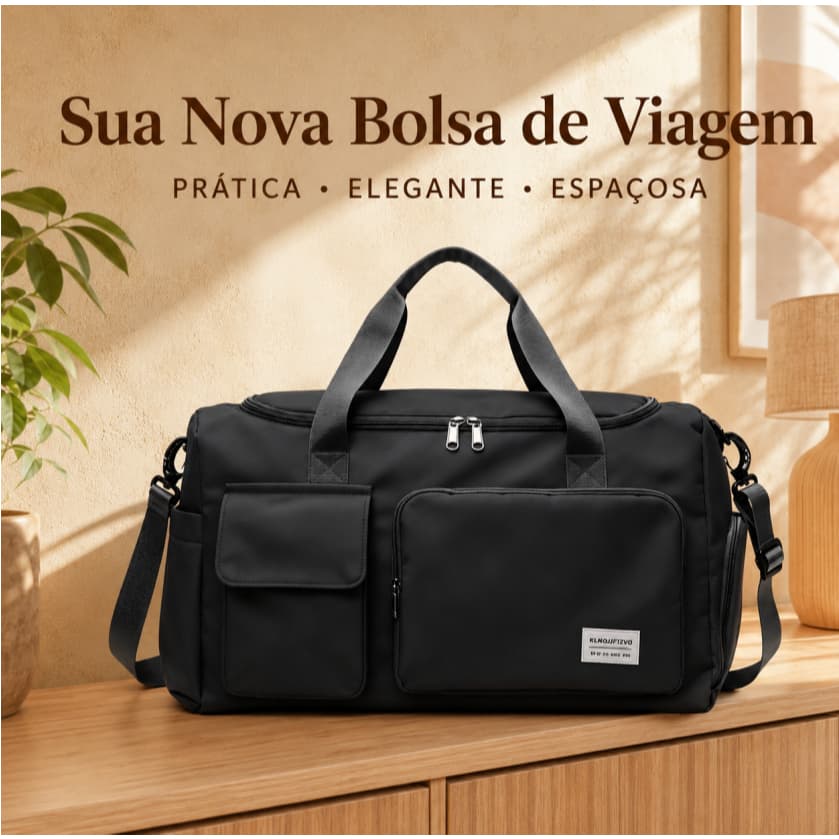 Bolsa Mala Viagem Multiuso Grande Capacidade Impermeável Resistente Bolsa Viagem Academia Férias Viagem Negócio