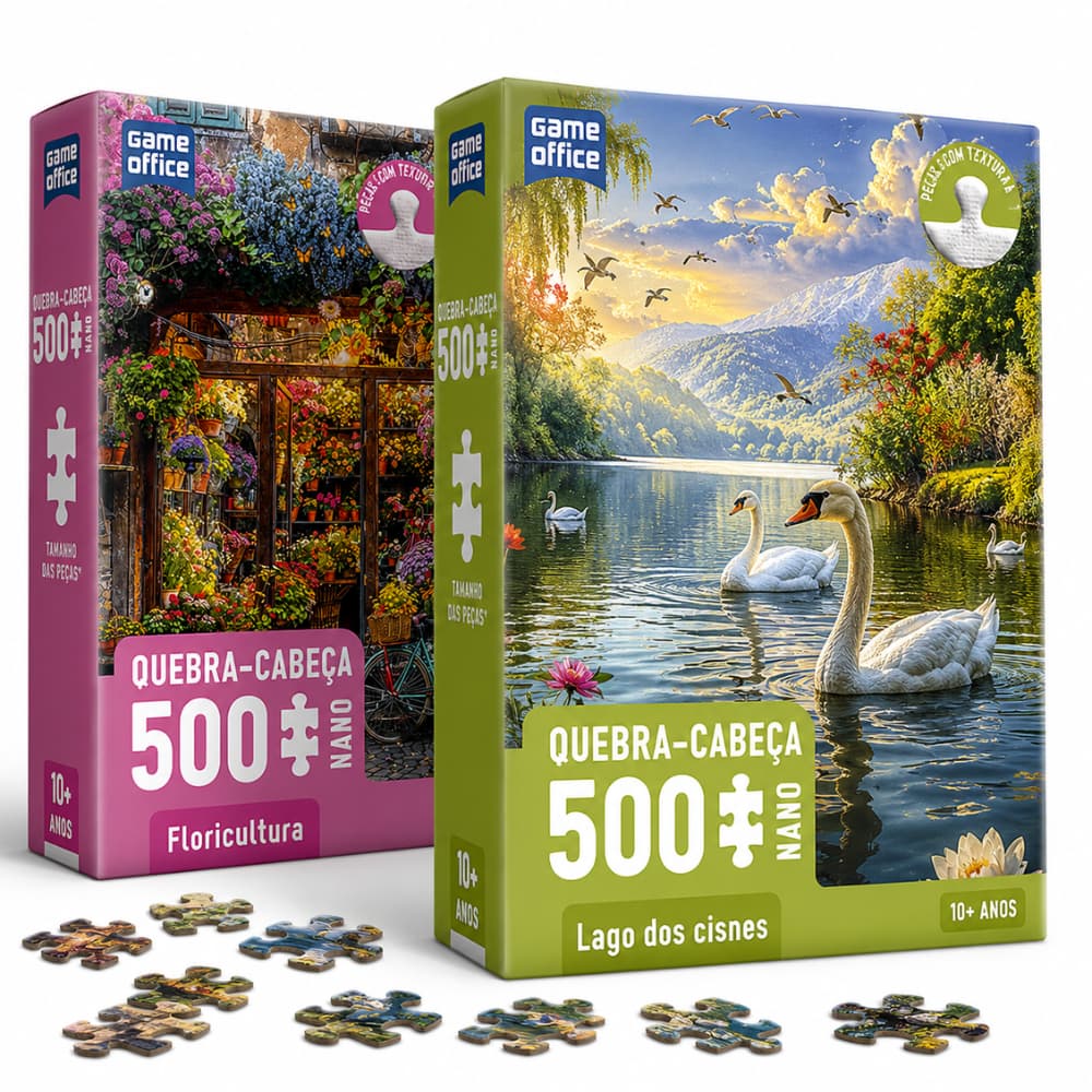 Quebra-Cabeça Nano Toyster 500 Peças – Game Office