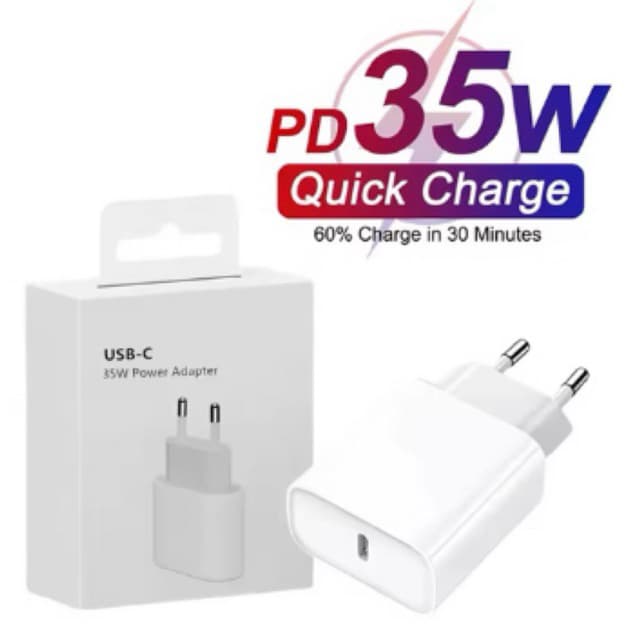 35w pd USB-C carregador de viagem rápido para iphone 17 ar 16 15 14 13 12 11 pro max samsung plug carregador rápido