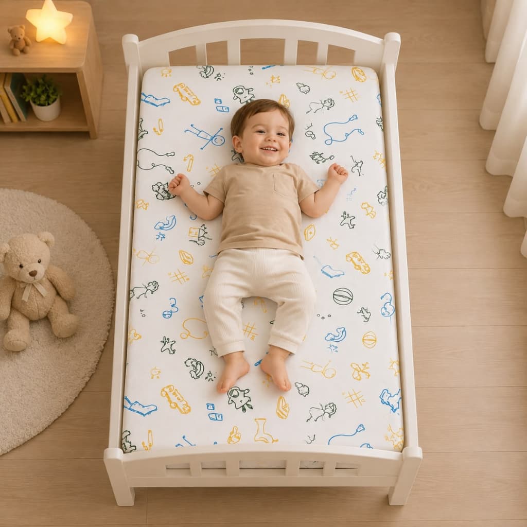 Colchão Berço Cama Infantil Baby D18 100% Espuma 150x70cm Conforto Macio Premium Criança Bebe Qualidade