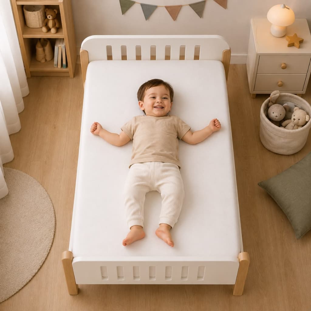 Colchão Berço Cama Infantil Baby D18 100% Espuma 150x70cm Qualidade Conforto Criança Bebe Macio
