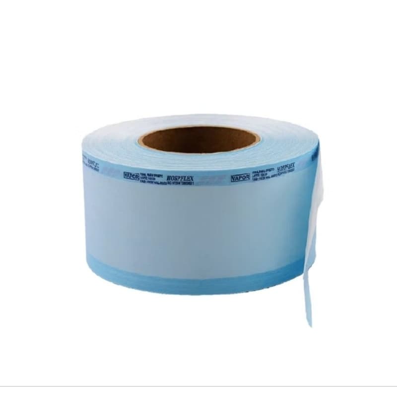 Papel Grau Cirúrgico 10cm X 100m Rolo para Esterilização Autoclave