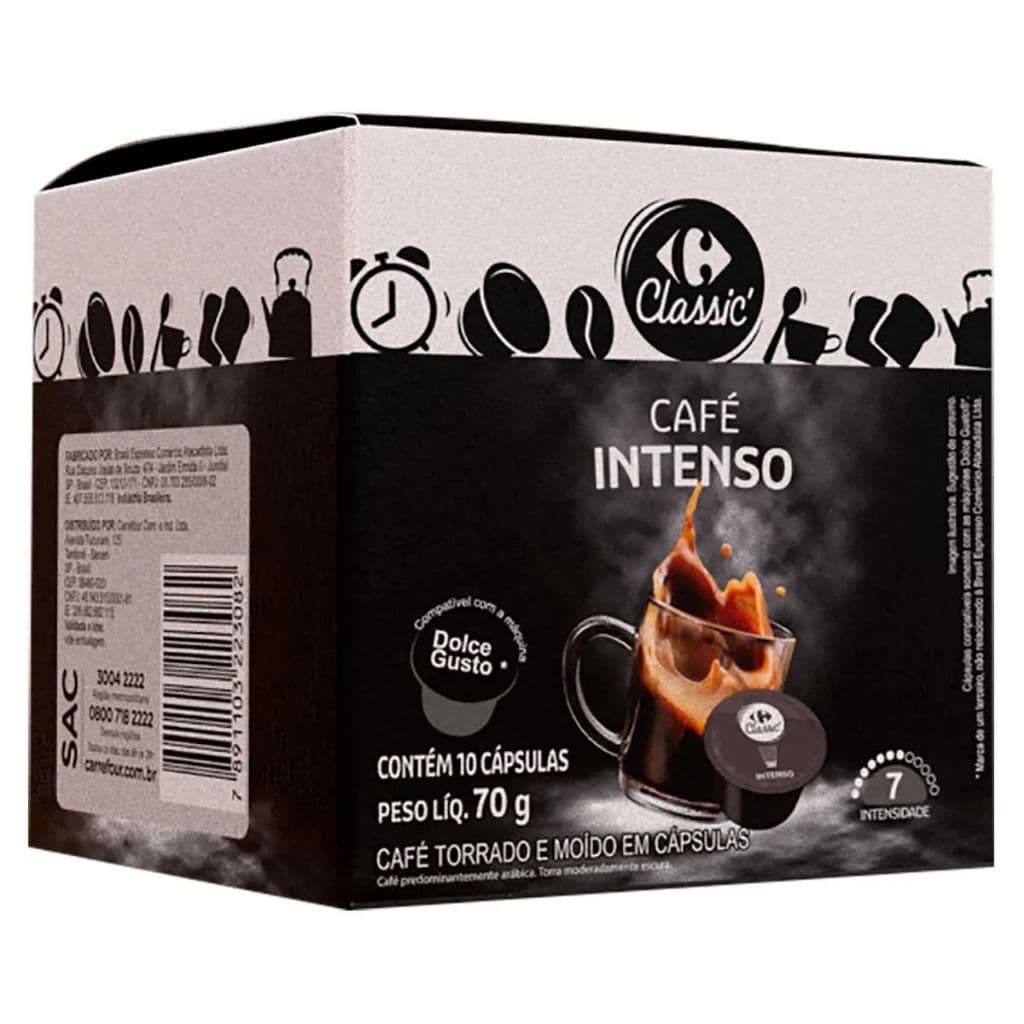 Café em Cápsula Intenso Classic Caixa 10 Unidades