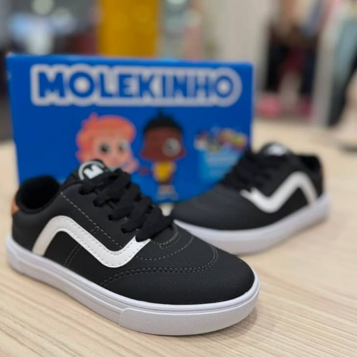 Tênis Casual Infantil Menino Molekinho Leve Conforto Passeio Escolar 2801.122 Promoção Barato