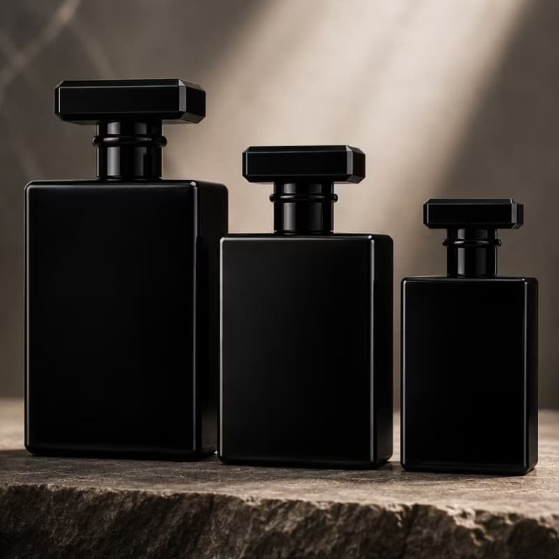 Frasco para Perfume CLUB 100ml/50ml/30ml  Vidro  Luxo com Válvula Spray