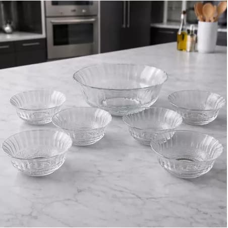 Conjunto De Bowls De Vidro Konia 7 Peças 245 ml