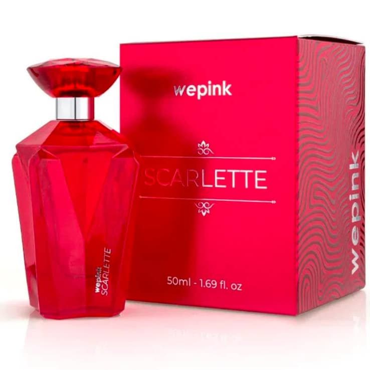 Perfume Scarlette 50ml Original + Porta perfumes de 5ml