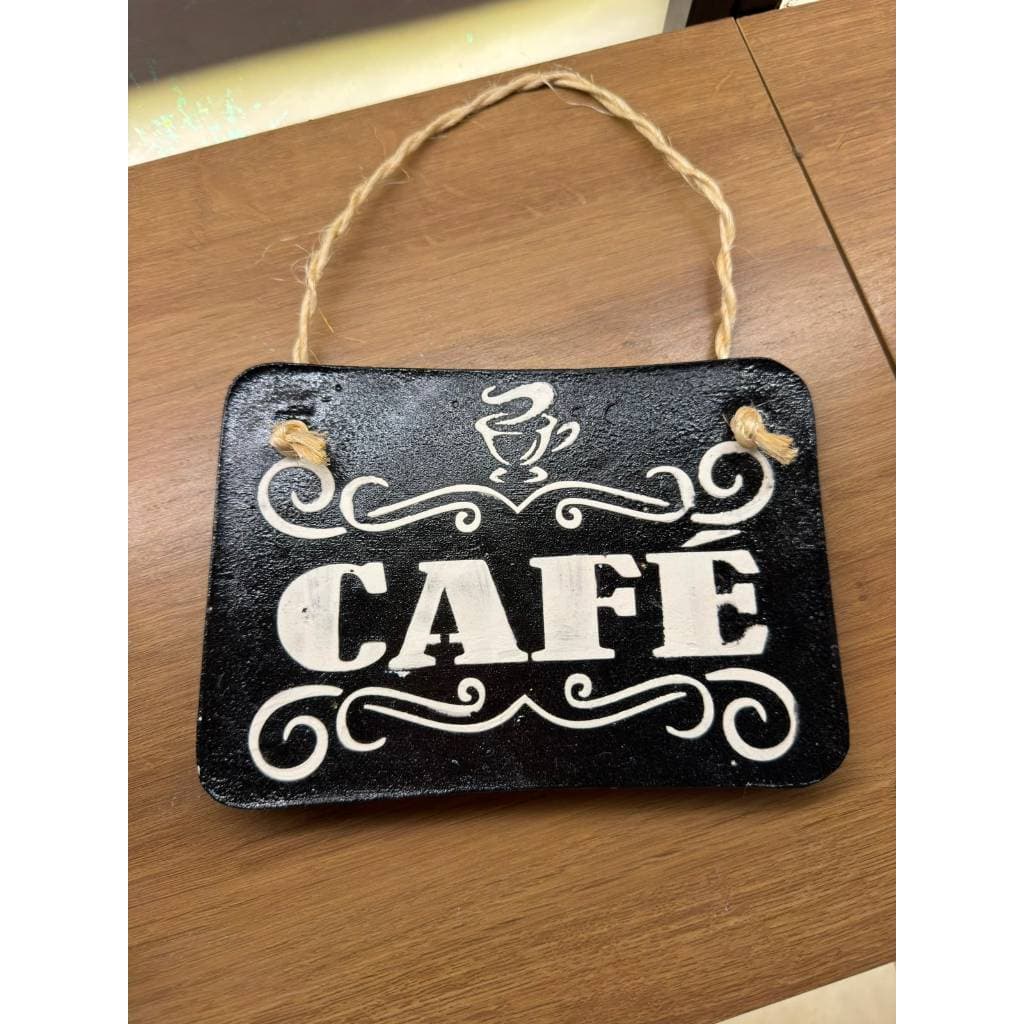 Cantinho Do Café, Placa Decorativa De Gesso, Peça Exclusiva