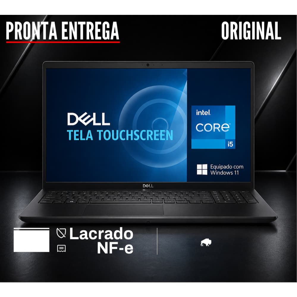 Notebook Dell Core i5 13ª Geração 512GB NVMe 15.6" Touch Windows 11