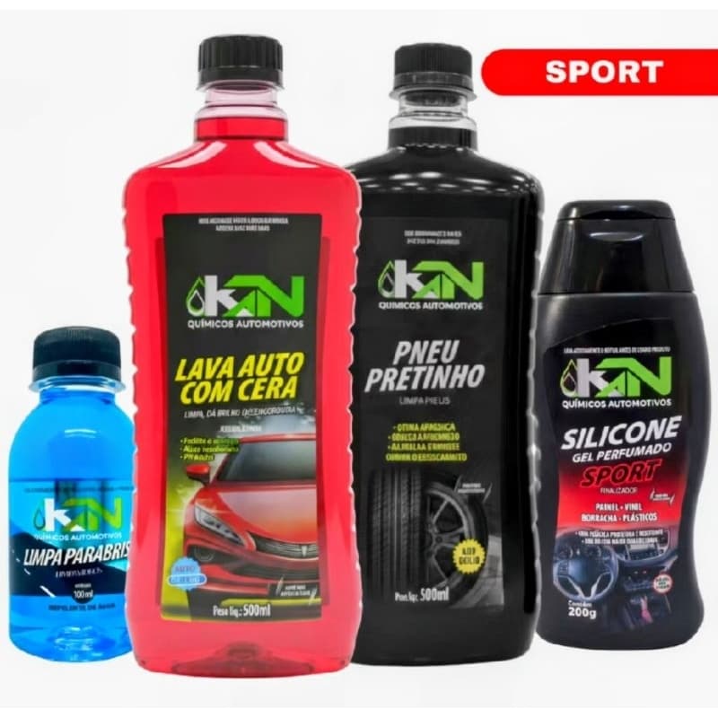 kit limpeza automotiva KN