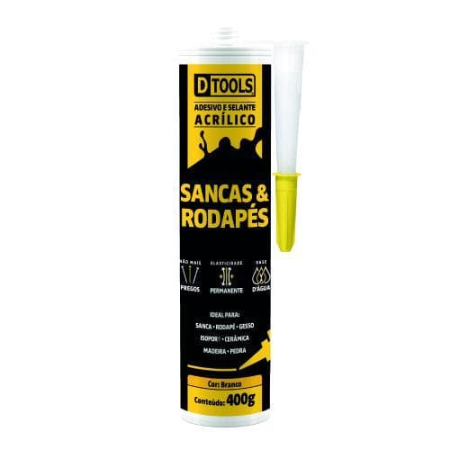 COLA SANCAS E RODAPÉS - 400 GRAMAS - DTOOLS