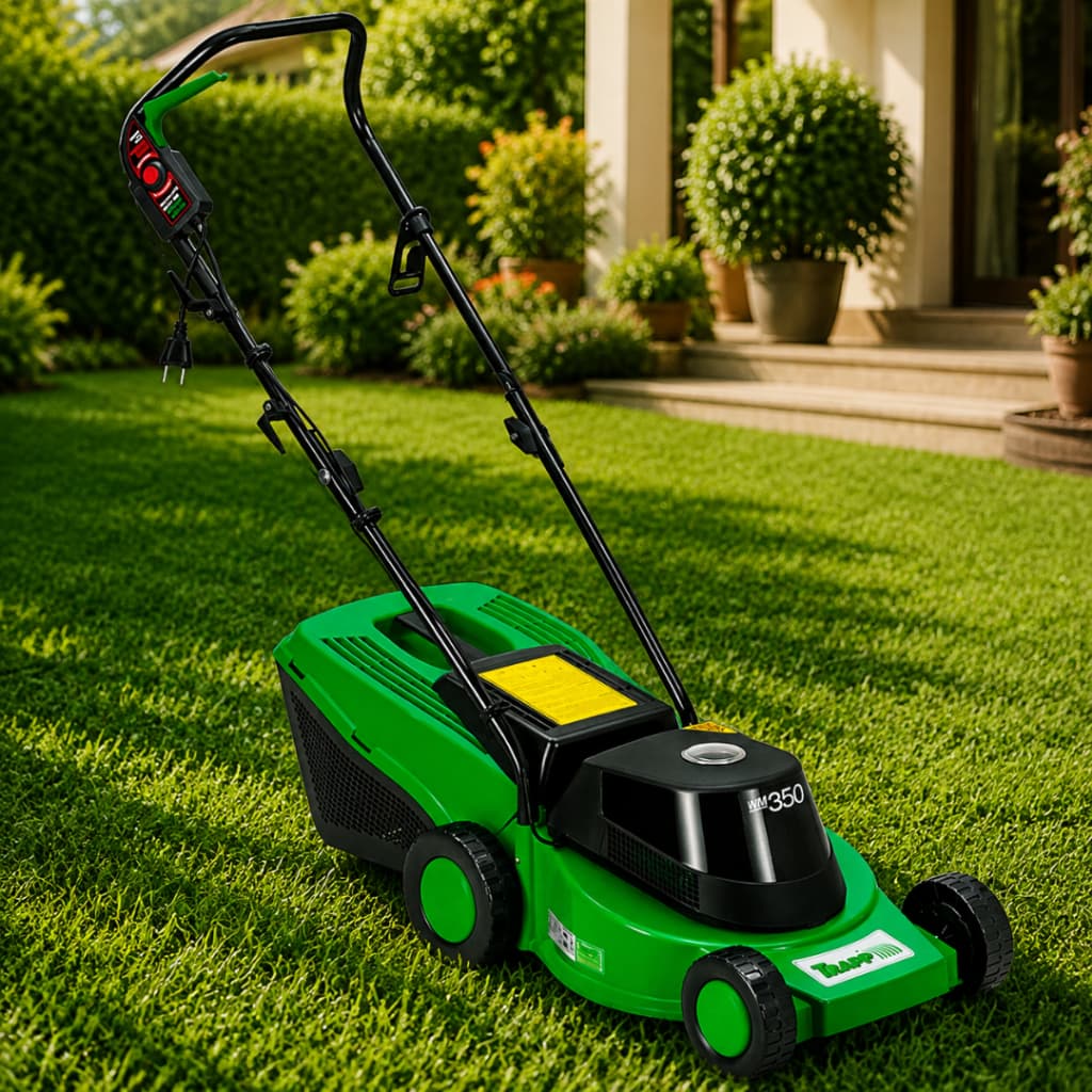 Cortador De Grama Elétrico Trapp WM-350 1300W 220V Com Recolhedor Jardim Área Verde Facilidade