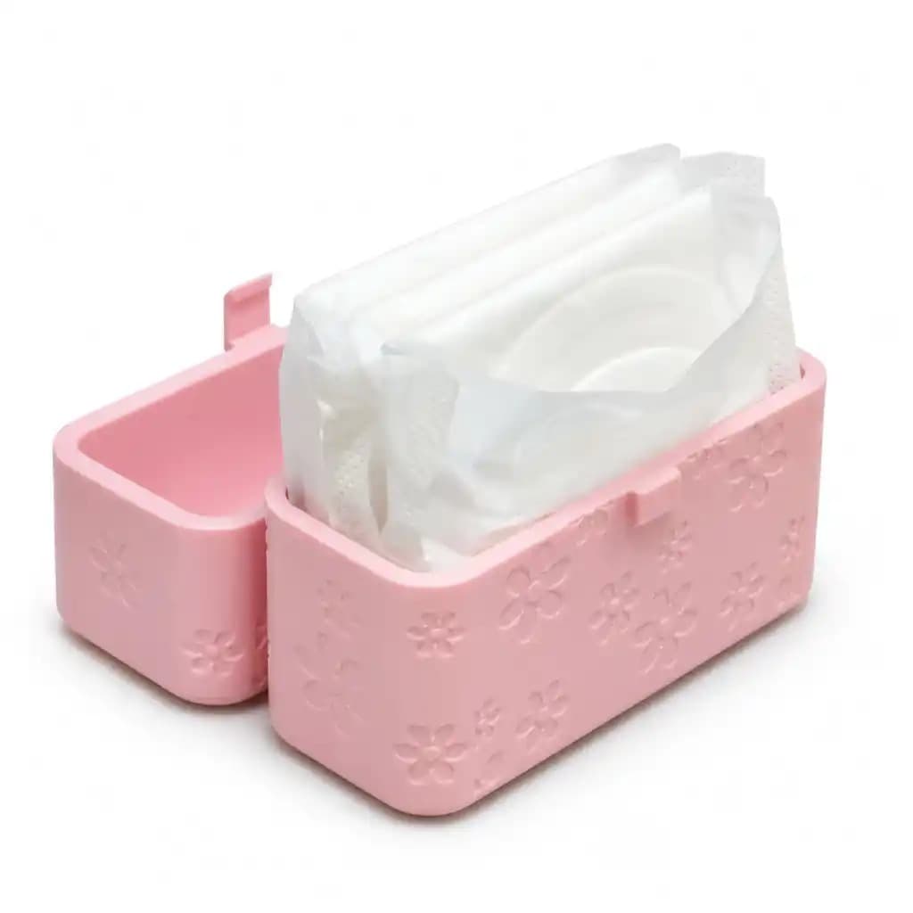 Estojo Para Absorvente Higiênico Porta Absorvente De Bolsa Flor