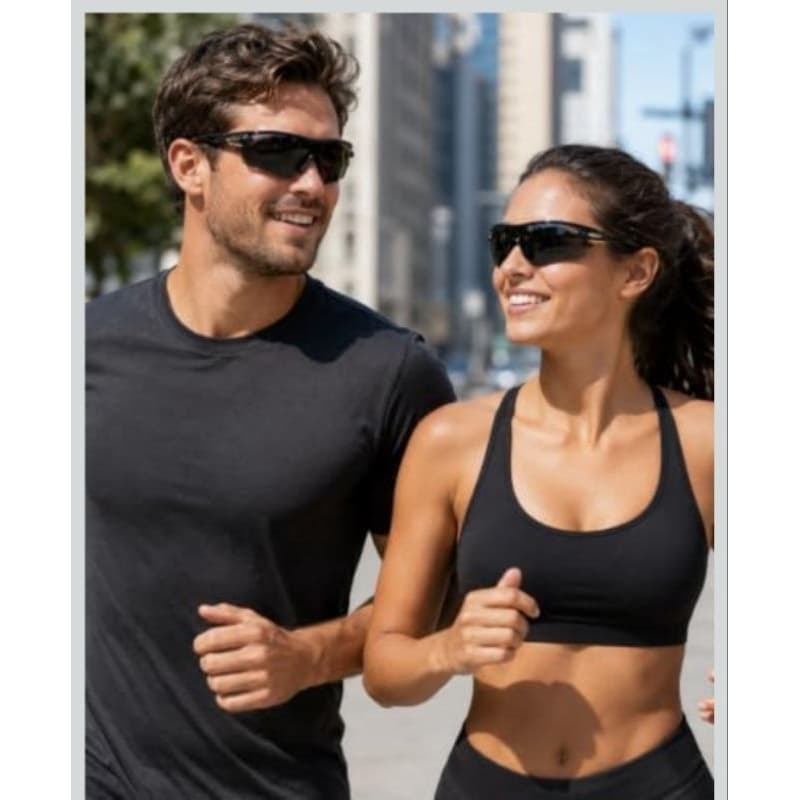Óculos de Sol com Proteção UV400 lentes espelhadas para ciclismo corrida beachtennis pesca e laser