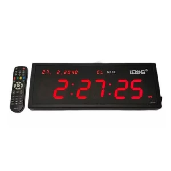 Cronômetro Relógio Parede Digital Led 48/18 Timer Academia
