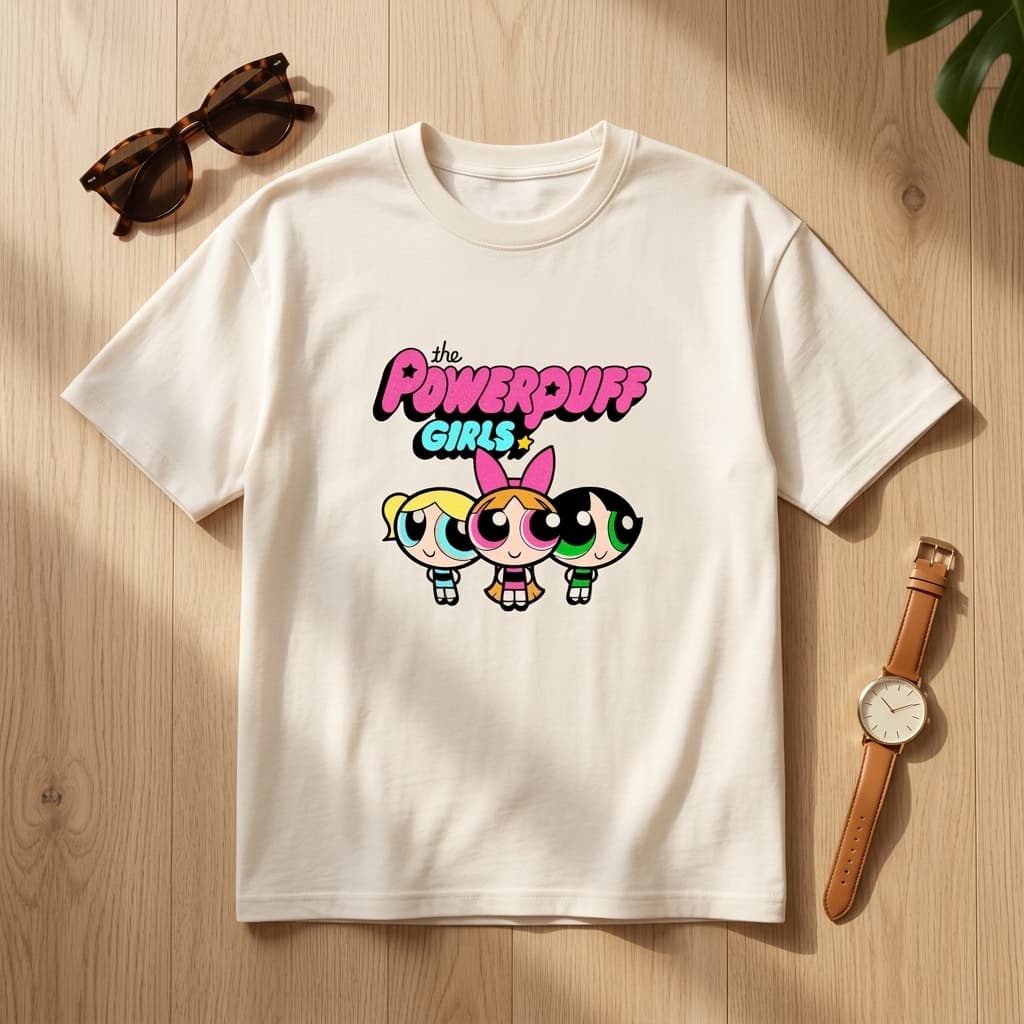 Camiseta Feminina Casual 100% Algodão Gola Redonda Primavera Verão Estampada