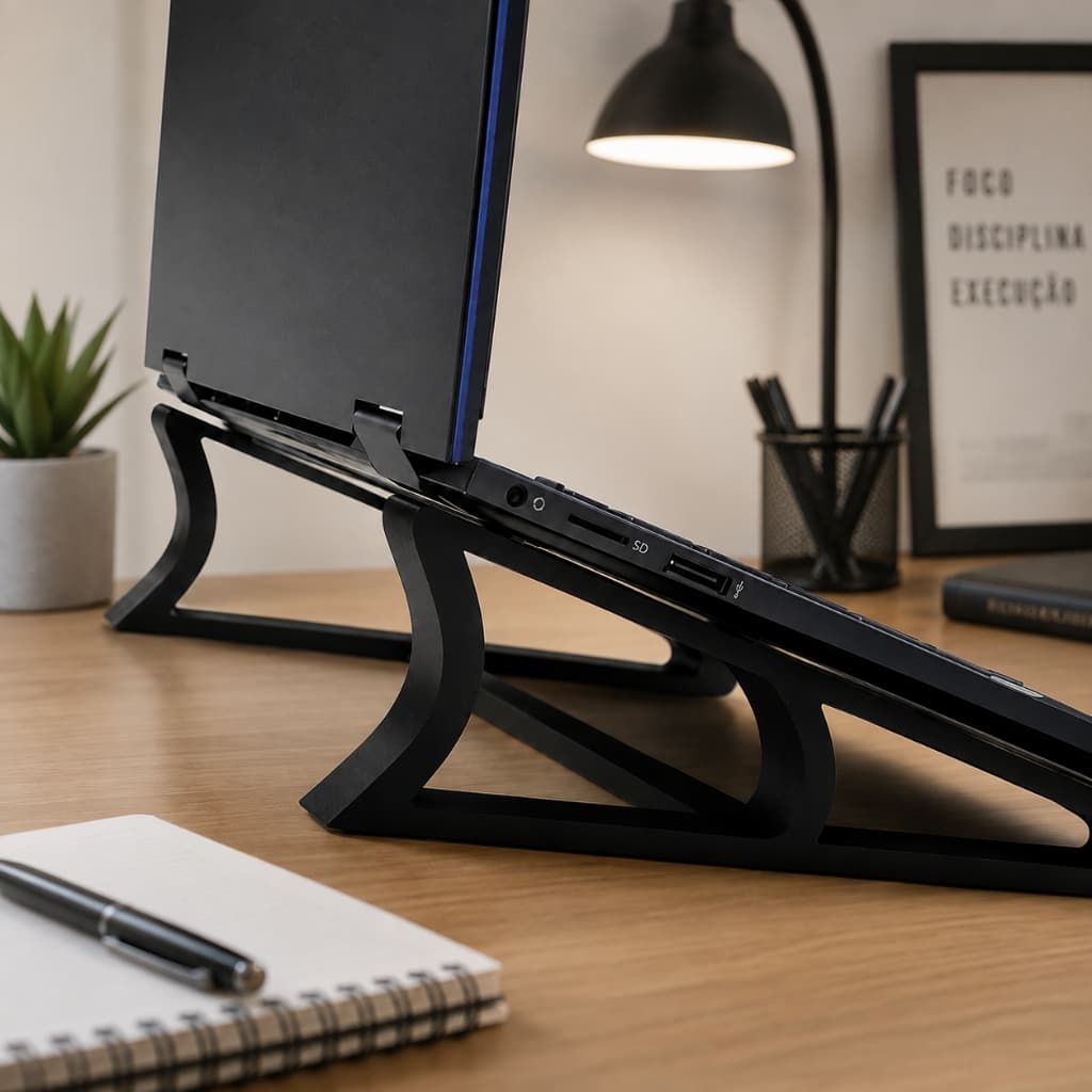 Base Suporte Para Pc Notebook Portátil Portátio Laptop Desmontável