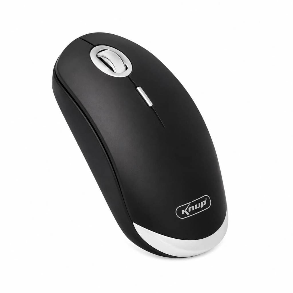 Mouse Sem Fio Bluetooth 5.0 2.4GHz Recarregável 2400 DPI Knup KP-MU023
