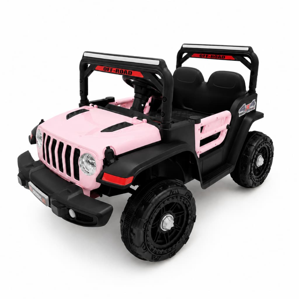 Quadriciclo Infantil Elétrico Zippy Toys 12V Vermelho Jipe Passeio Motorizado Off Road