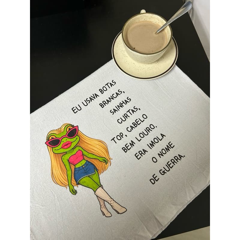 Pano de Prato Imola, Andressa Urach, Pano de Louça, Pano Humor, Pano Frases Engraçadas, Pano de Copa, Pano Meme