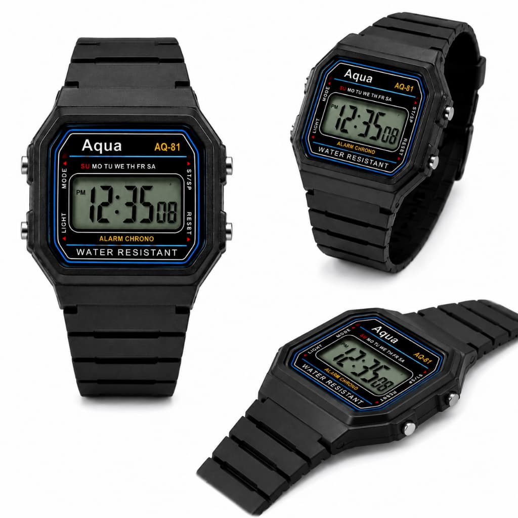 Relógio Masculino Digital Militar Aqua à Prova D’Água Clássico