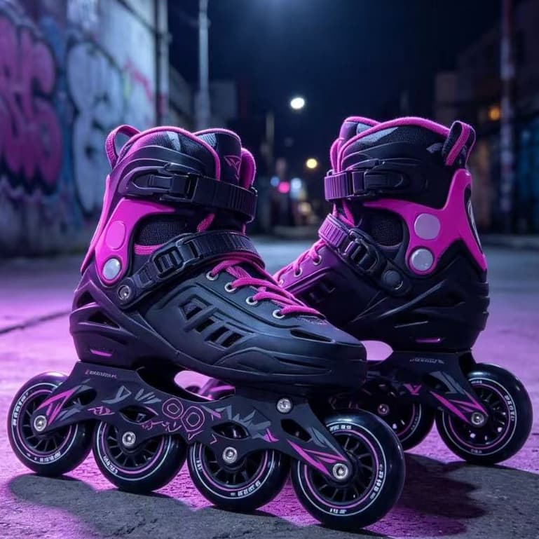 Patins Inline Adulto Ajustável Profissional |Rodas 84 MM|ABEC 9| Patins Profissional Inline 4 Rodas