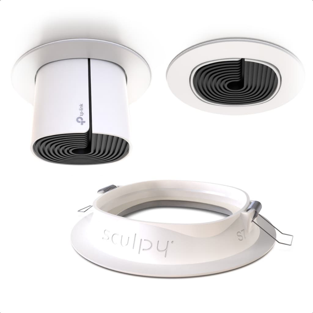 Suporte Embutir Teto Roteador Wifi TP-Link Deco M4 E4 S7