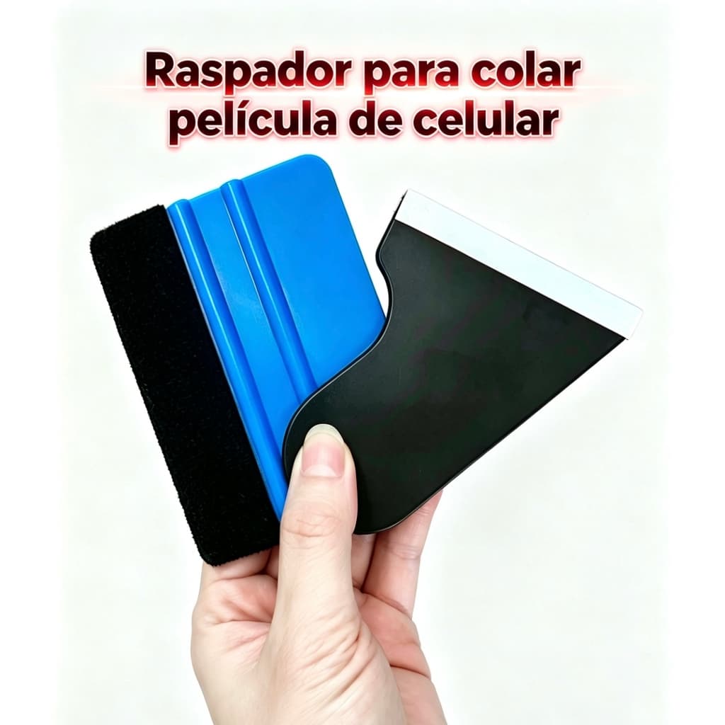 Ferramenta Espátula Com Tecido Feltro Para Aplicação De Adesivo De Parede Insufilme Automotivo