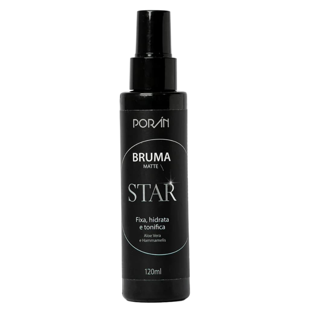 Spray fixador de maquiagem facial Poran Matte, hidratante 120ml