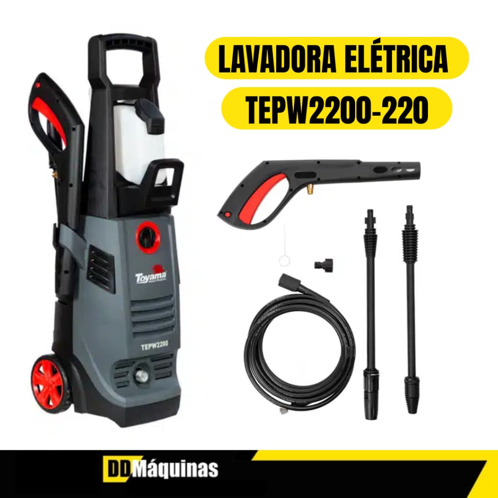 Lavadora Elétrica de Alta Pressão – TEPW2200-220 220V - TOYAMA