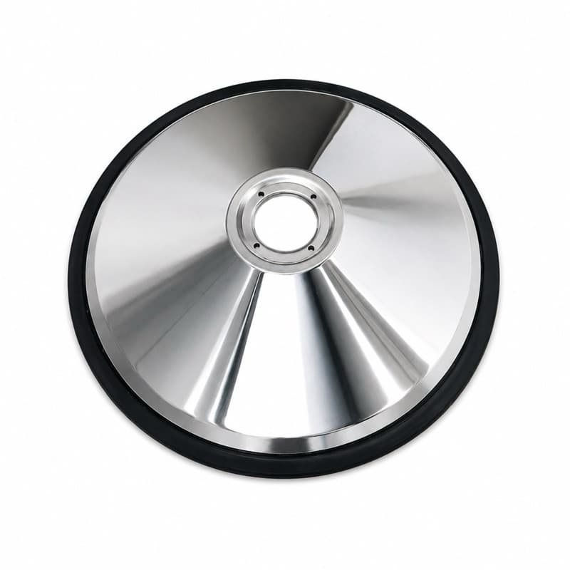Base Disco Hidráulica Cromada 58cm Cadeira Salão Cabeleireiro Barbeiro