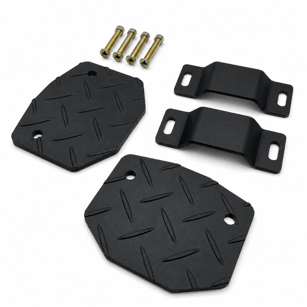 Pedaleira Plataforma Garupa Piloto Universal moto descanso meteor lander crosser xre300 himalayan