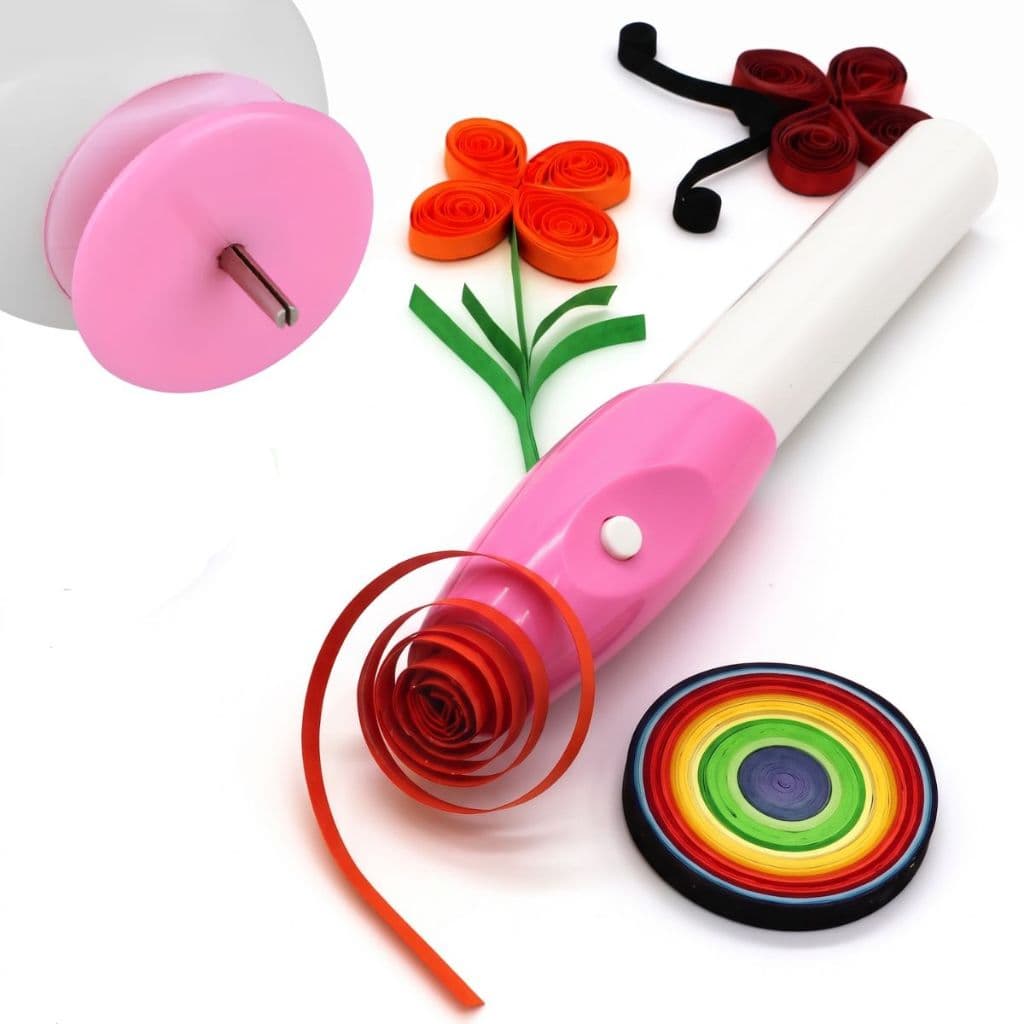 Esteca Elétrica Caneta enrolar papel Ferramenta Fazer Quilling Artesanato