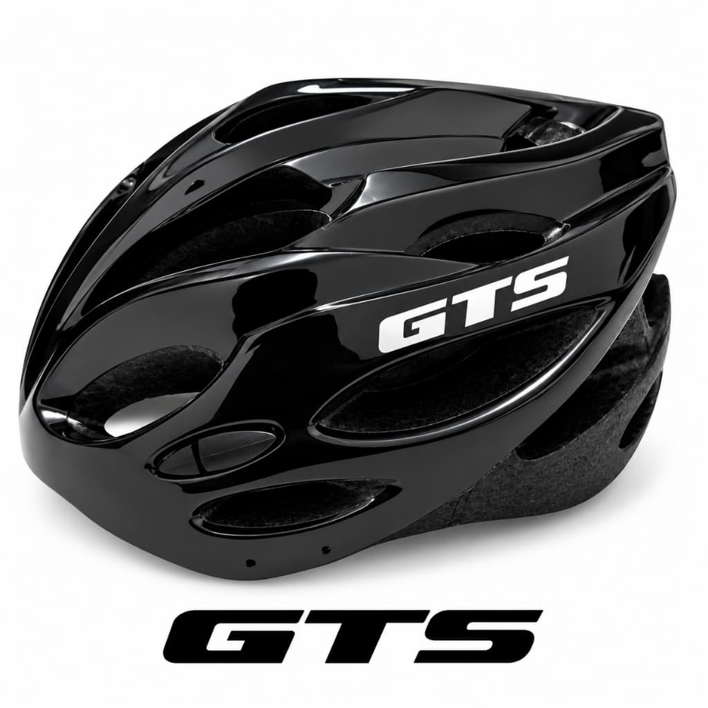 Capacete MTB GTS Ciclismo Adulto Preto com Design Aerodinâmico e Viseira