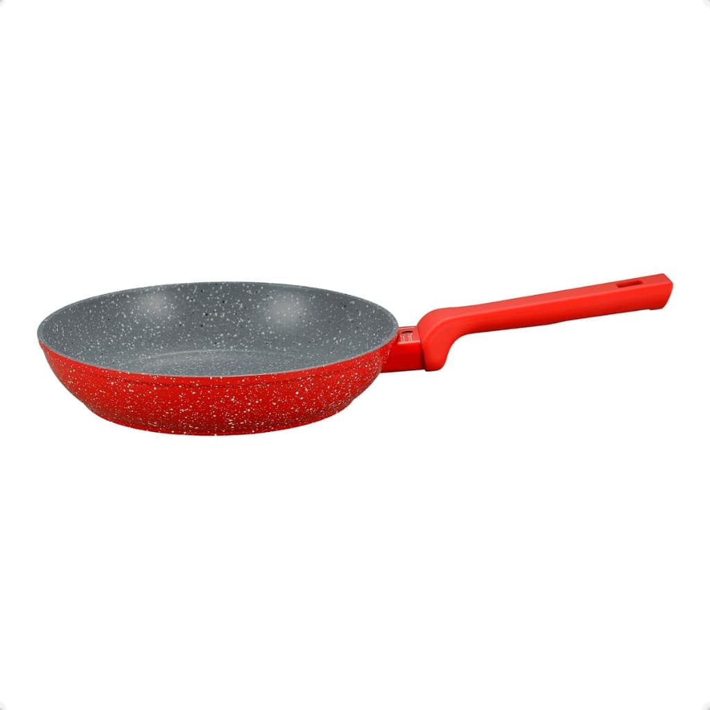 Frigideira Colorstone 24cm Thermo Control Titânio Antiaderente para Indução Gás e Elétrico - Volcano