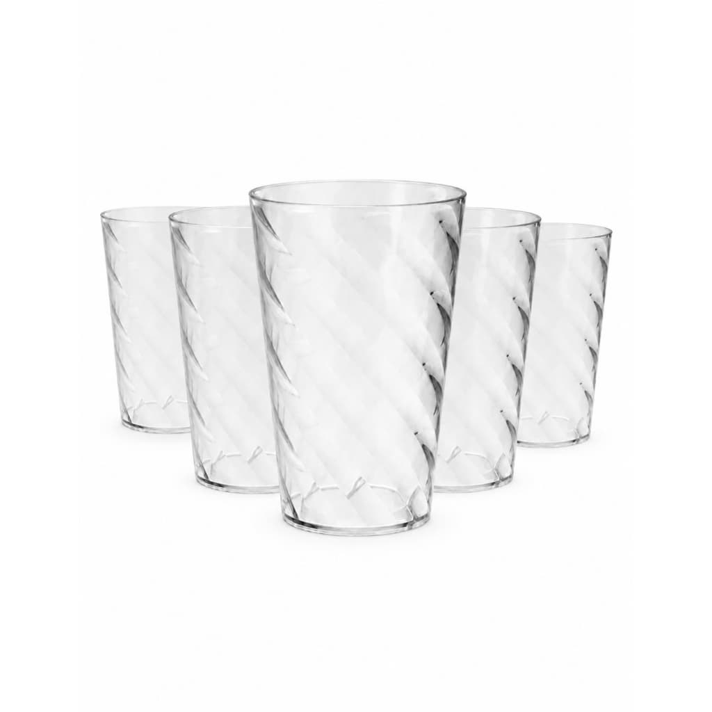 Kit 40 Copos de Acrilico Twister 300ml Resistente Lembrancinhas Festas Brindes Casamento Eventos Aniversários