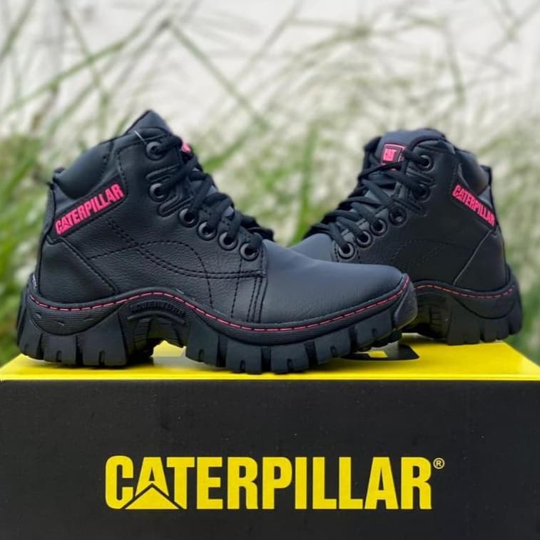 Bota Coturno Adventure Feminino Caterpillar OFERTA + Palmilha Ortopédica Gel