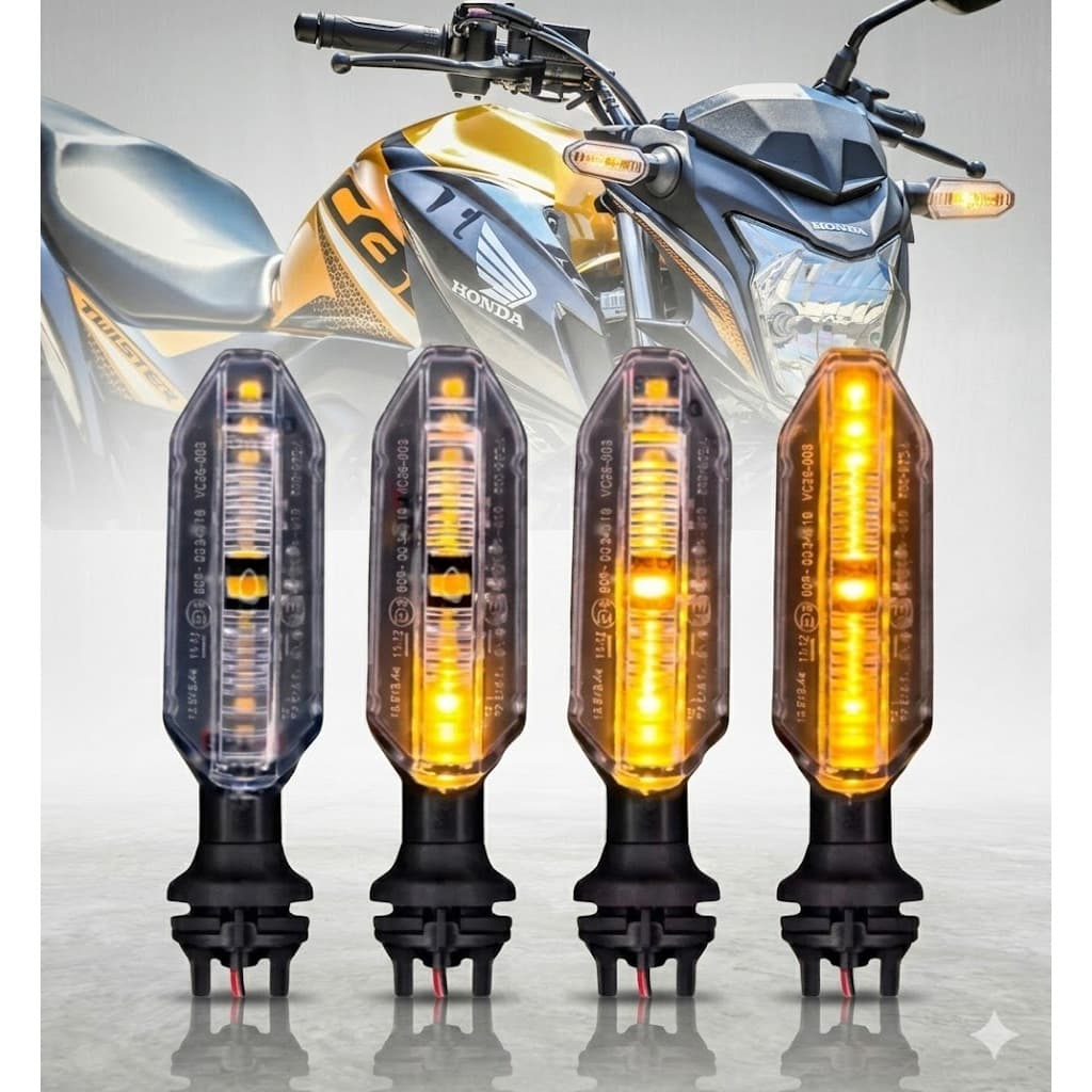 Pisca Led Seta Cb 250 Twister Modelo Sequencial