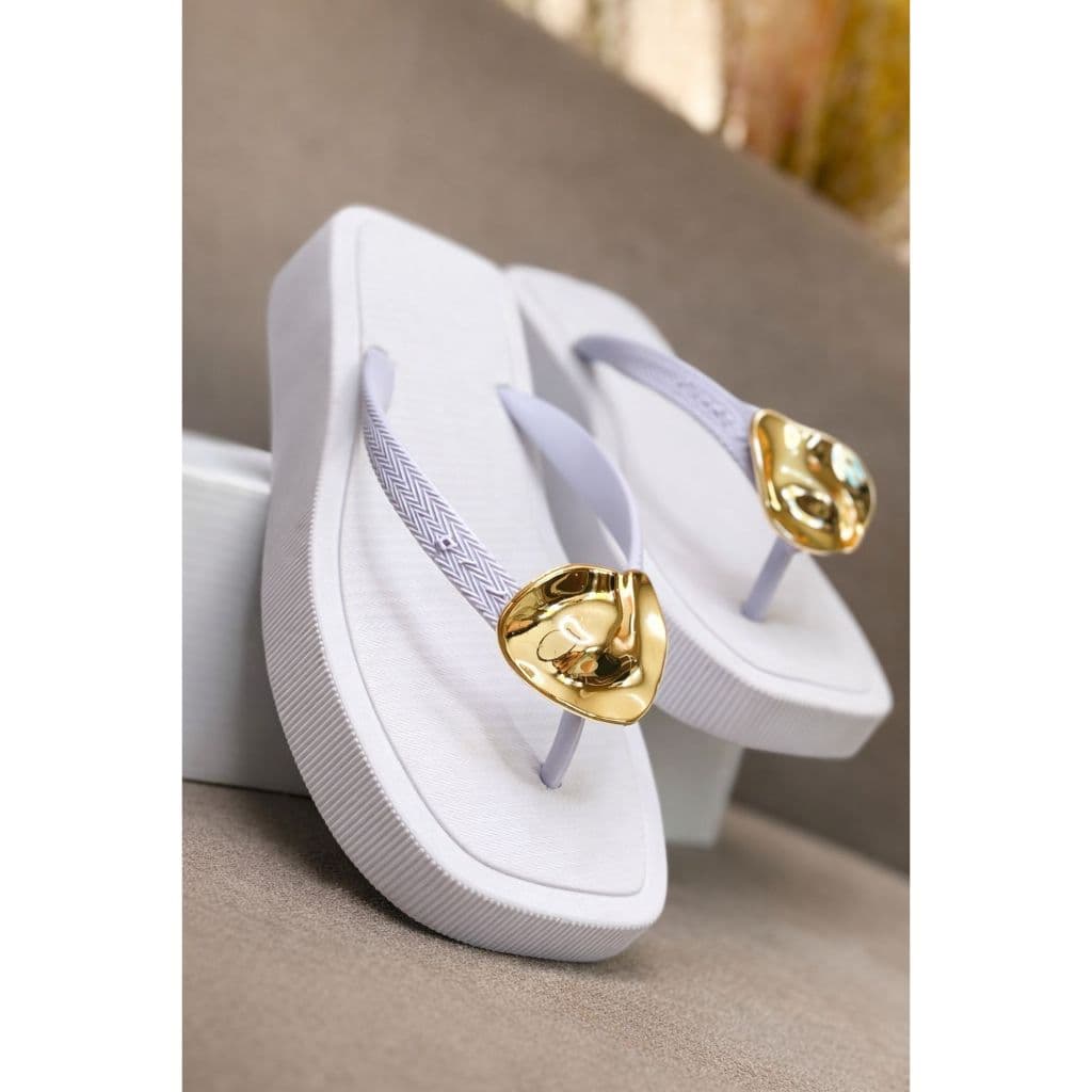 Chinelo Sandalia Plataforma Feminino Confortável Leve Moderno Clássico - Flat Veneza Luxuosa Bico Quadrado