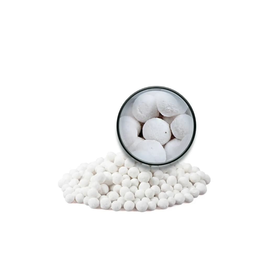Midia Biologica Mini Esferica Bio Glass Para Aquario