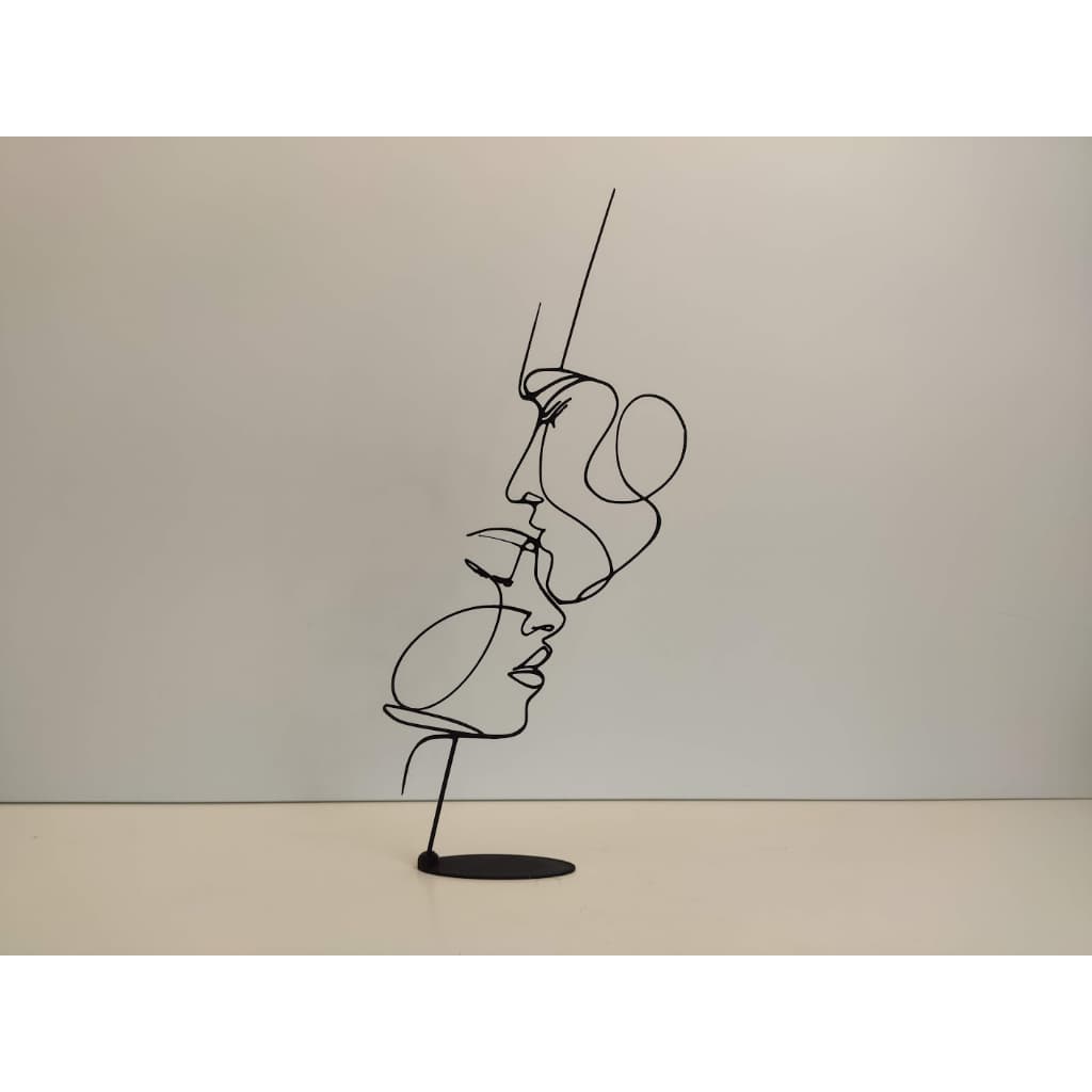 Rosto silhueta decoração dia dos namorados