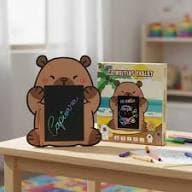 Lousa Magica Capivara Tablet Brinquedo Infantil desenho colorida menina e menino educativo criança