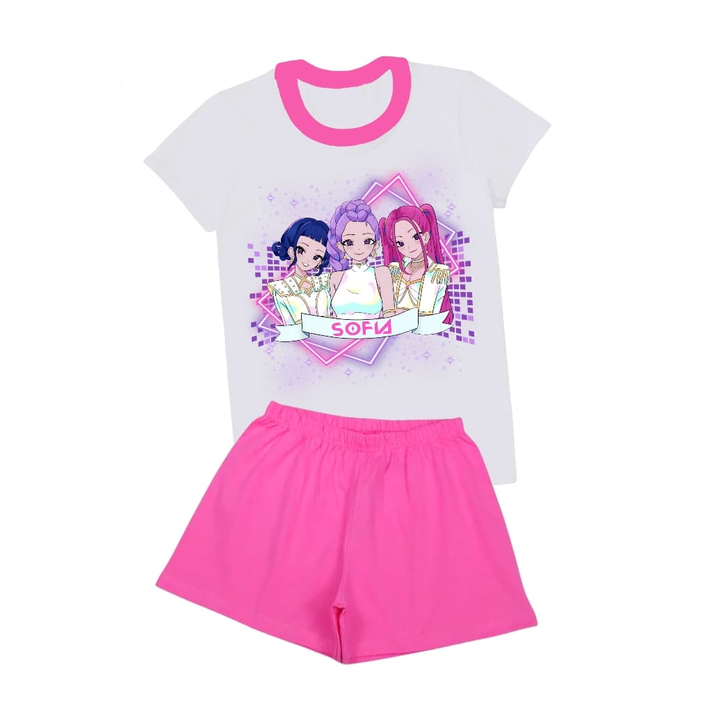 Pijama K-Pop, pijama pesonalizado, presente menina, pijama com nome