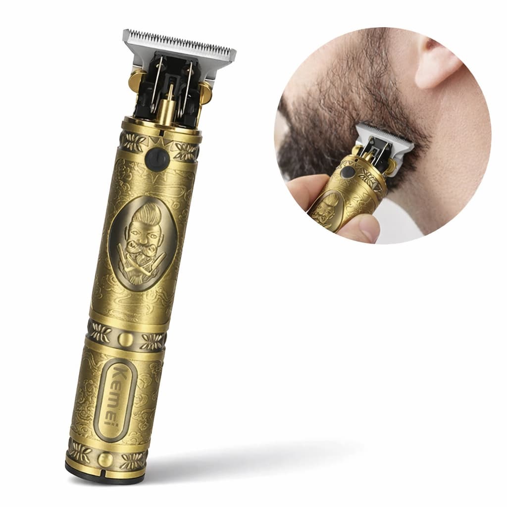 Máquina Kemei KM-700B Aparador de Pelos e Barba Com Nota Fiscal e Envio Imediato