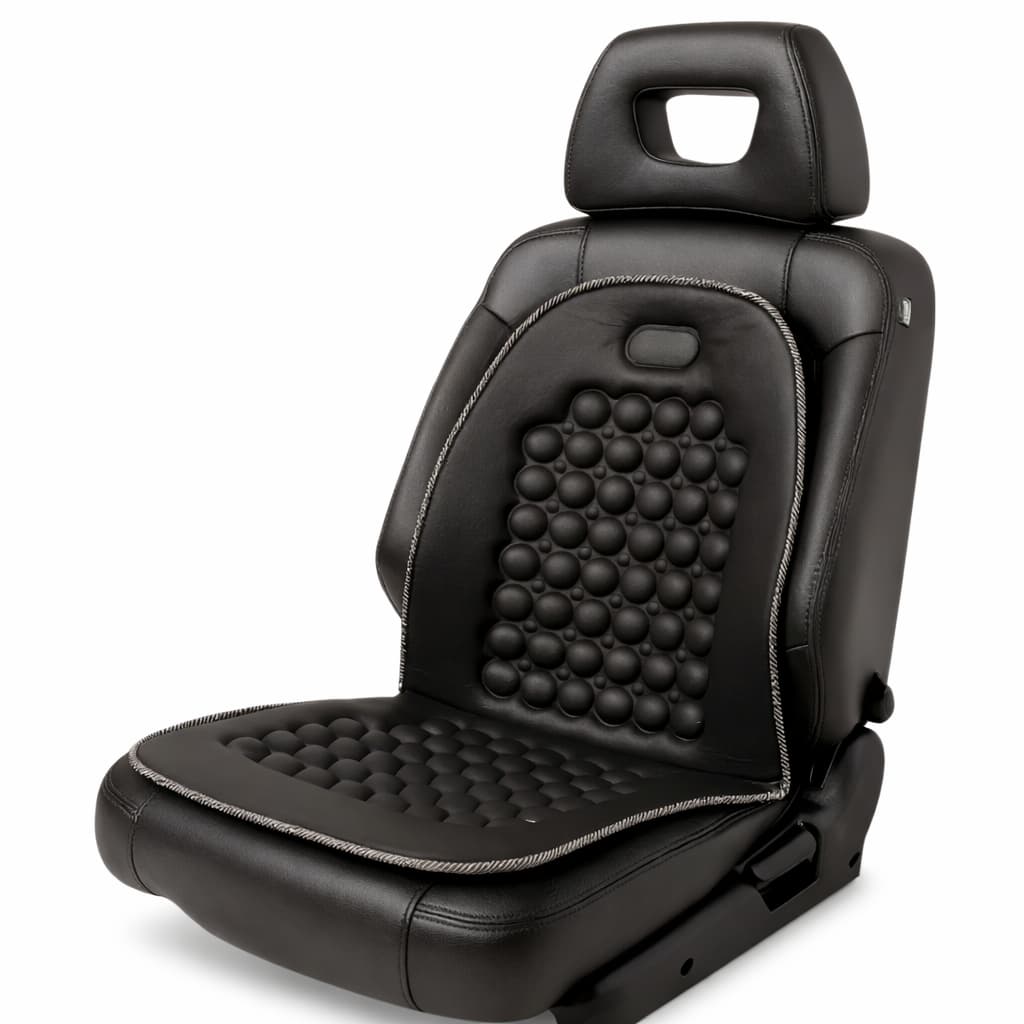 Assento e Encosto Massageador Automotivo para Banco de Carro Conforto e Relaxamento