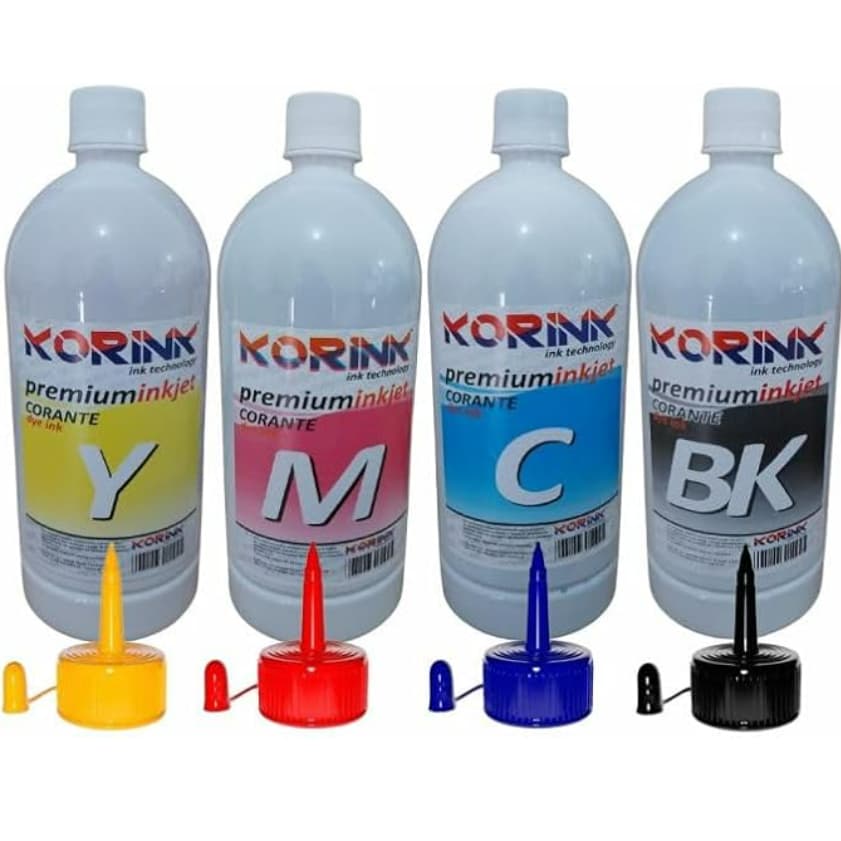 Kit 4 Tinta Compatível Epson impressora L3150 L4150 Korink