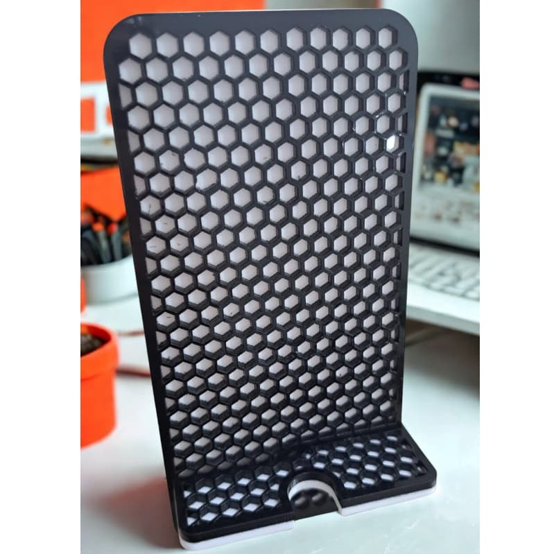 Suporte expositor para celular de acrílico