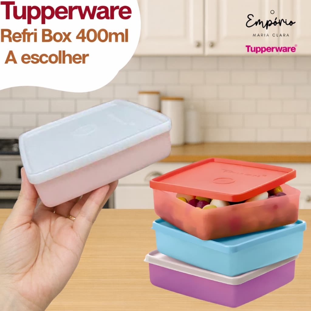 Tupperware Refri Box 400ml Cor a Escolher