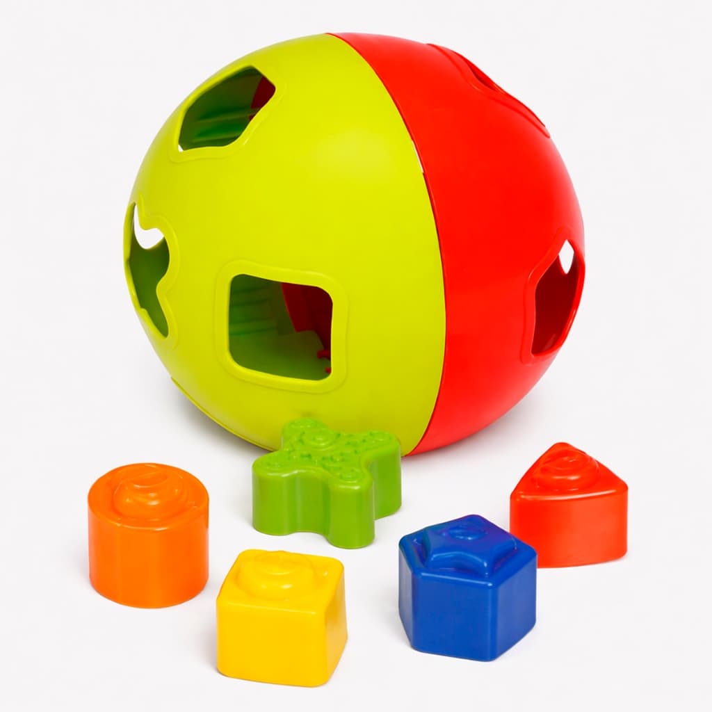 Brinquedo Educativo Bola Didática Encaixe formas Coloridas Bebe Infantil